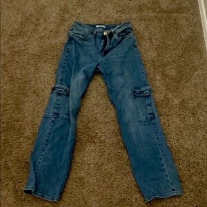 Cute cargo baggy jeans